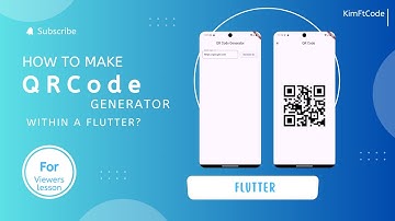 How to make QR Code Generator on Flutter?