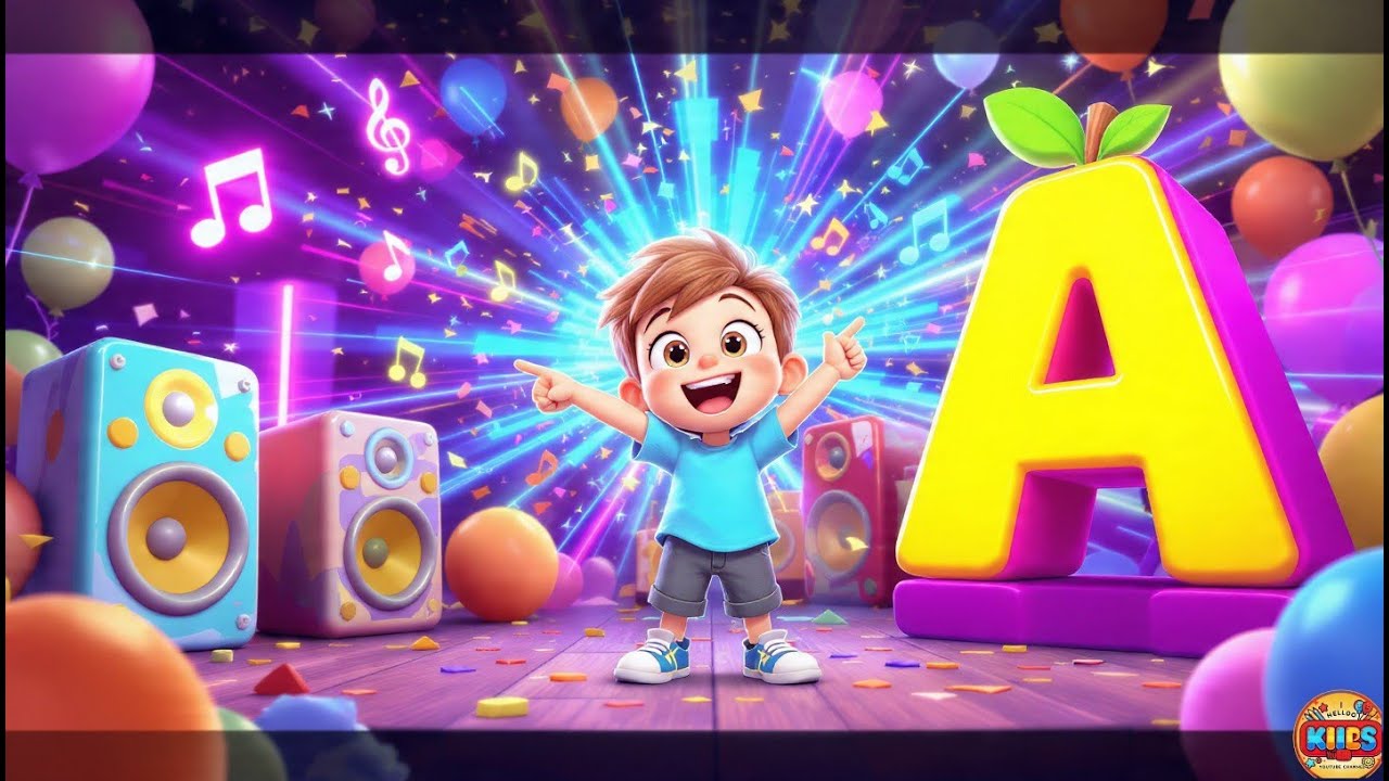 🏫 Preschool ABC Alphabet Song | A to Z Learning for Nursery Kids 🎒 ...