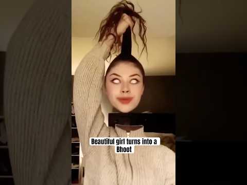 Beautiful Girl Turns Into A Bhoot Dangerous Bhoot Bhoot Dekh Liya Shorts Funny Bhoot