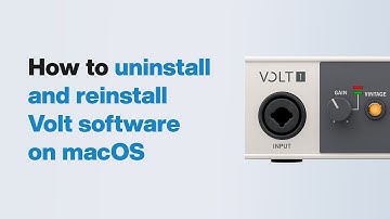 UA Support: How to Uninstall and Reinstall Volt Software on Mac