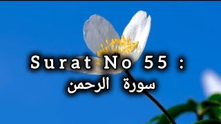 Surah Rahman | Mishary Rashid Al Afasy with Urdu translation |سورة الرحمن , مشاري بن راشد العفاسي