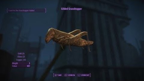 Fallout 4 finding the gilded grasshopper