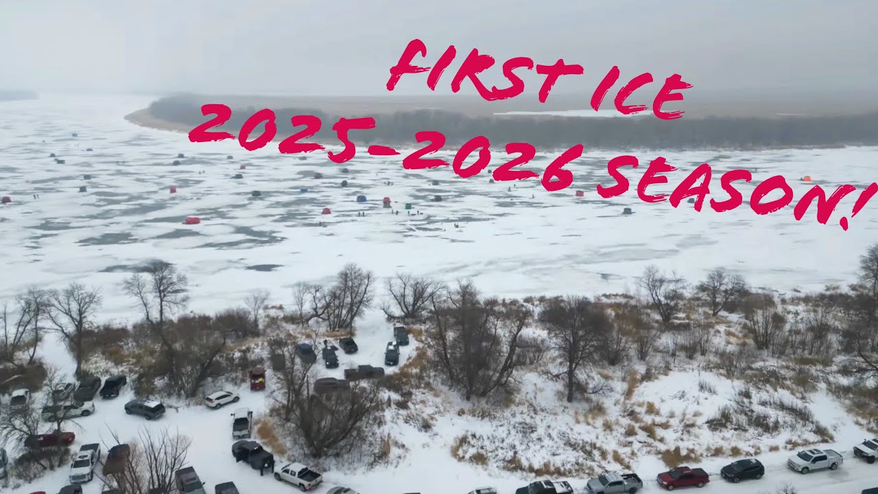Early ICE Red River Fishing!