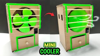 How to Make a Mini Cooler at Home | Homemade Cooler using Cardboard
