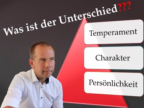 Temperament Charakter Persönlichkeit Was ist der Unterschied?