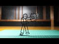 切り絵でカラテ家 ~"Rhythm Heaven_karateka" paper cut-outs~