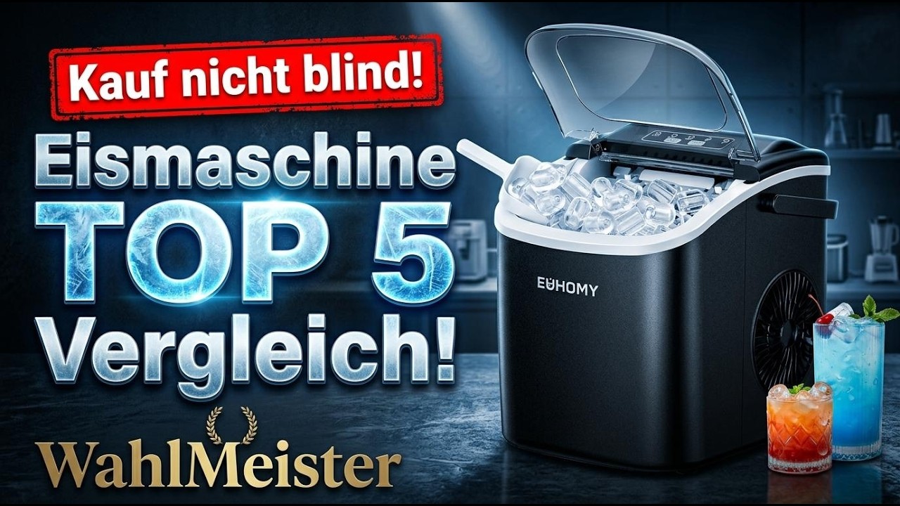 EUHOMY & Co im Test: Die beste Eiswürfelmaschine 2026