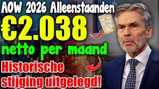 Download Lagu AOW 2026 Update: €2038 Netto voor Alleenstaanden – Historische Plus \u0026 Wat Jij Ervan Merkt MP3