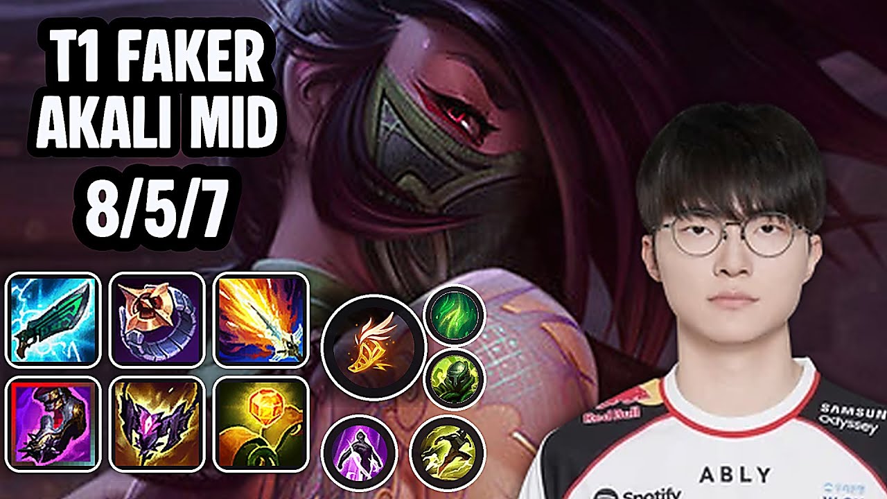T1 Faker Akali Mid SoloQ Replay 20260125
