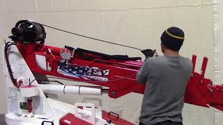Installing the Winch Attachment to the Brandon Telehandler