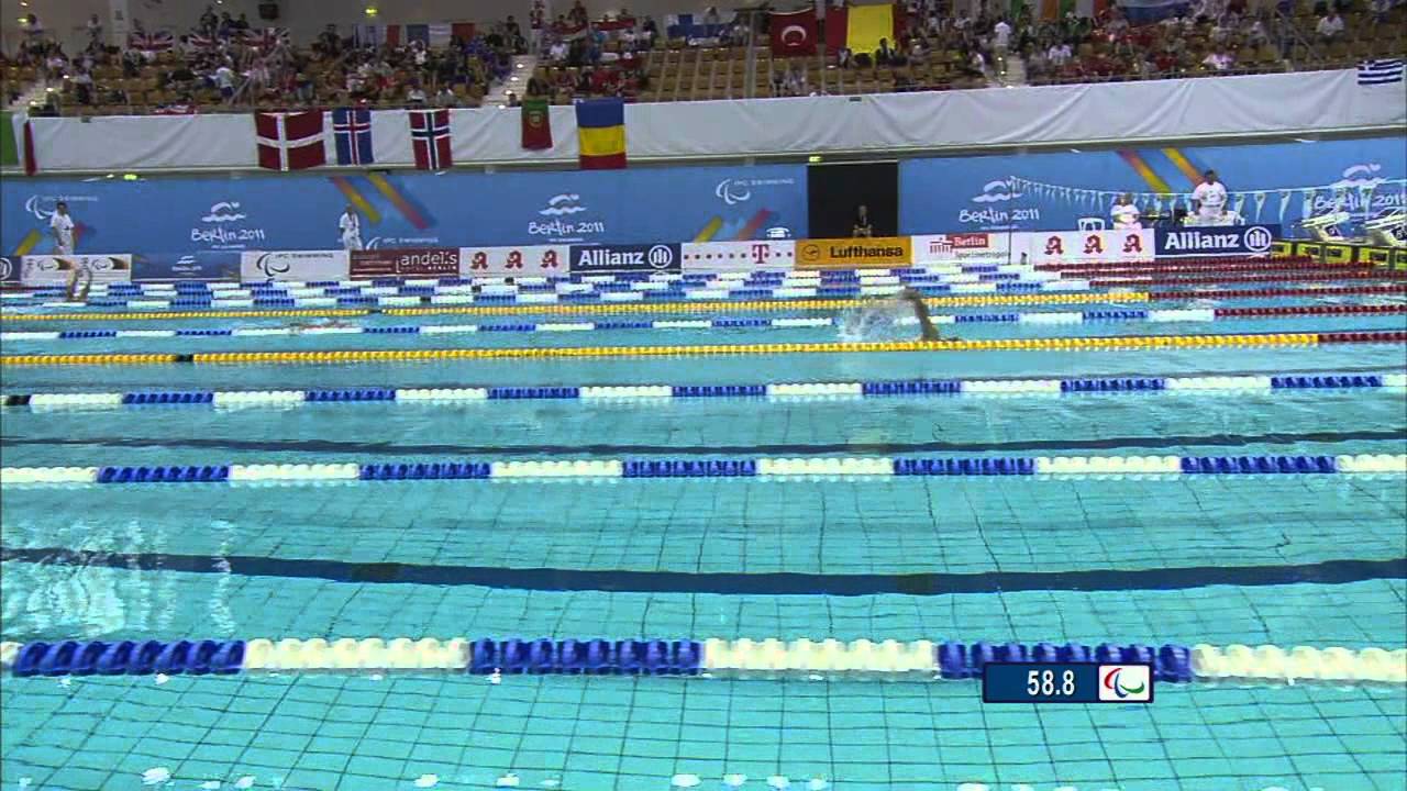 Men's 100m Freestyle S1 - 2011 IPC Swimming Euros 