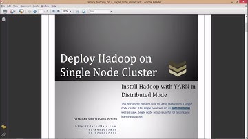 Installation of Apache Hadoop 2.x or Cloudera CDH5 on Ubuntu | Hadoop Practical Demo