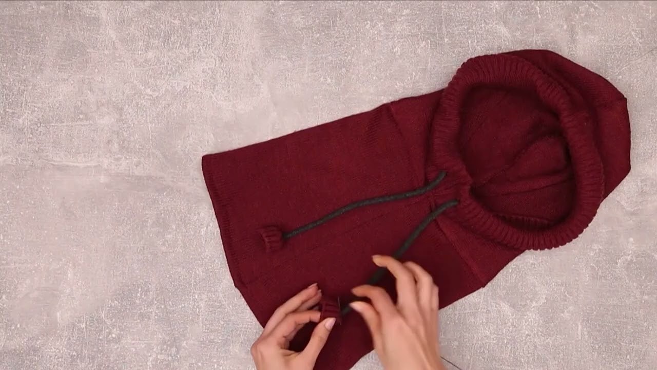 From An Old Sweater to a Balaclava Hood Mask