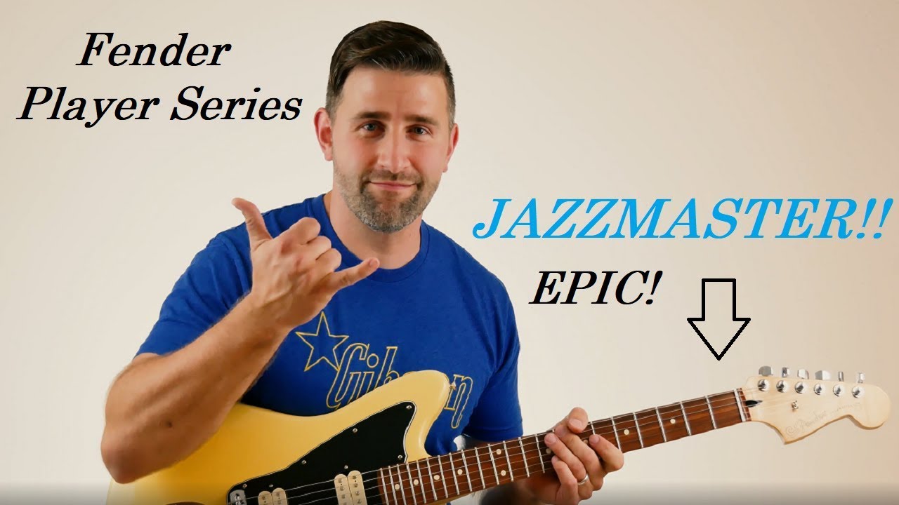 2018 Fender Player Series Jazzmaster Guitar W/Carcosa Fuzz Demo