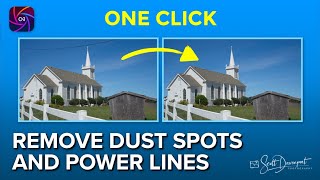 Remove Dust Spots And Power Lines With A Click - ON1 Photo RAW 2025