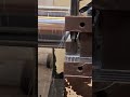Fabrication of Cross Over OD machining 61/2". Hollow bar AISI 4145 #shortvideo #viralvideo #youtube