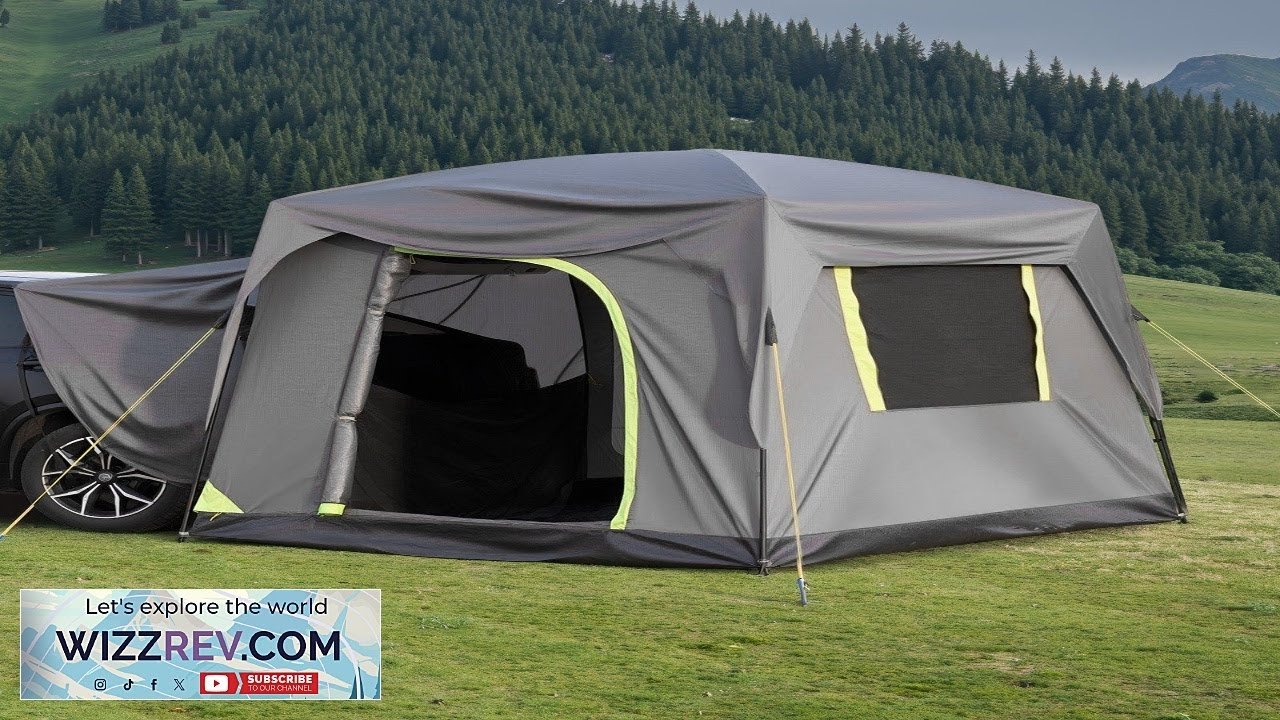 SUV Camping Tent Outdoor SUV Tent with Rainfly Waterproof for 5-8 Person Review