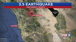 Easter earthquake rattles North County: USGS