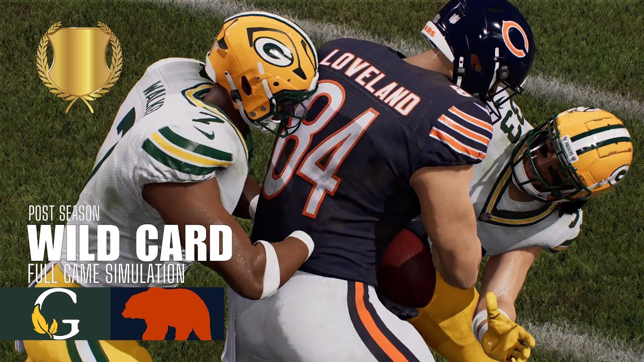 Packers vs. Bears | 2025 Wild Card | Madden NFL 26 Simulation