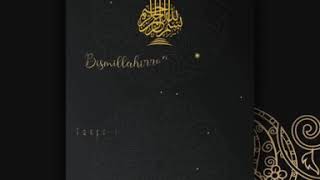 contoh undangan nikah elegan konsep black and gold batik