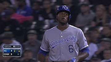 KC@CWS: Cain goes 4-for-5 in Royals