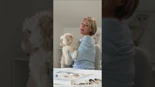 Learn to paint pets in loose watercolour #painting #artclass #dog #petportrait