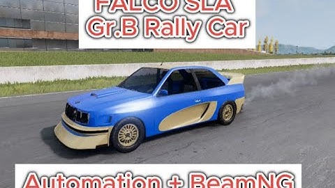 Group B Car build! FALCO Rally Version - BeamNG + Automation
