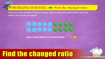 G6 - Module 5 - Exercise 1 - Find the changed ratio | Appu Series | Grade 6 Math Learning
