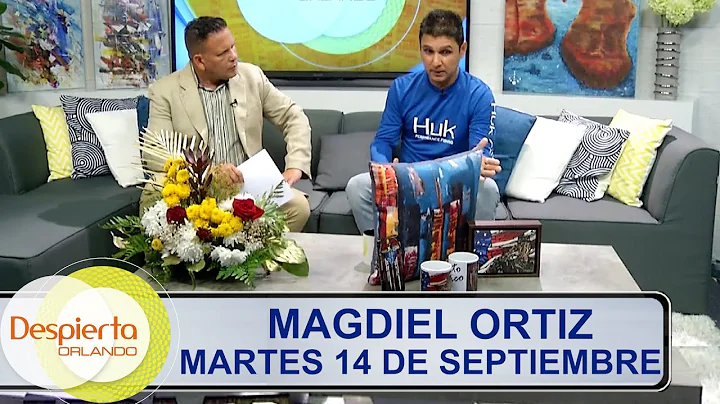 El artista Magdiel Ortiz nos Ensea su Obra y nos C...