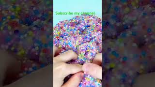 Making Crunch Slime With Piping Bags!  Satisfying Slime Video ⭐️ASMR⭐️ #ASMR #PipingBags #Colors