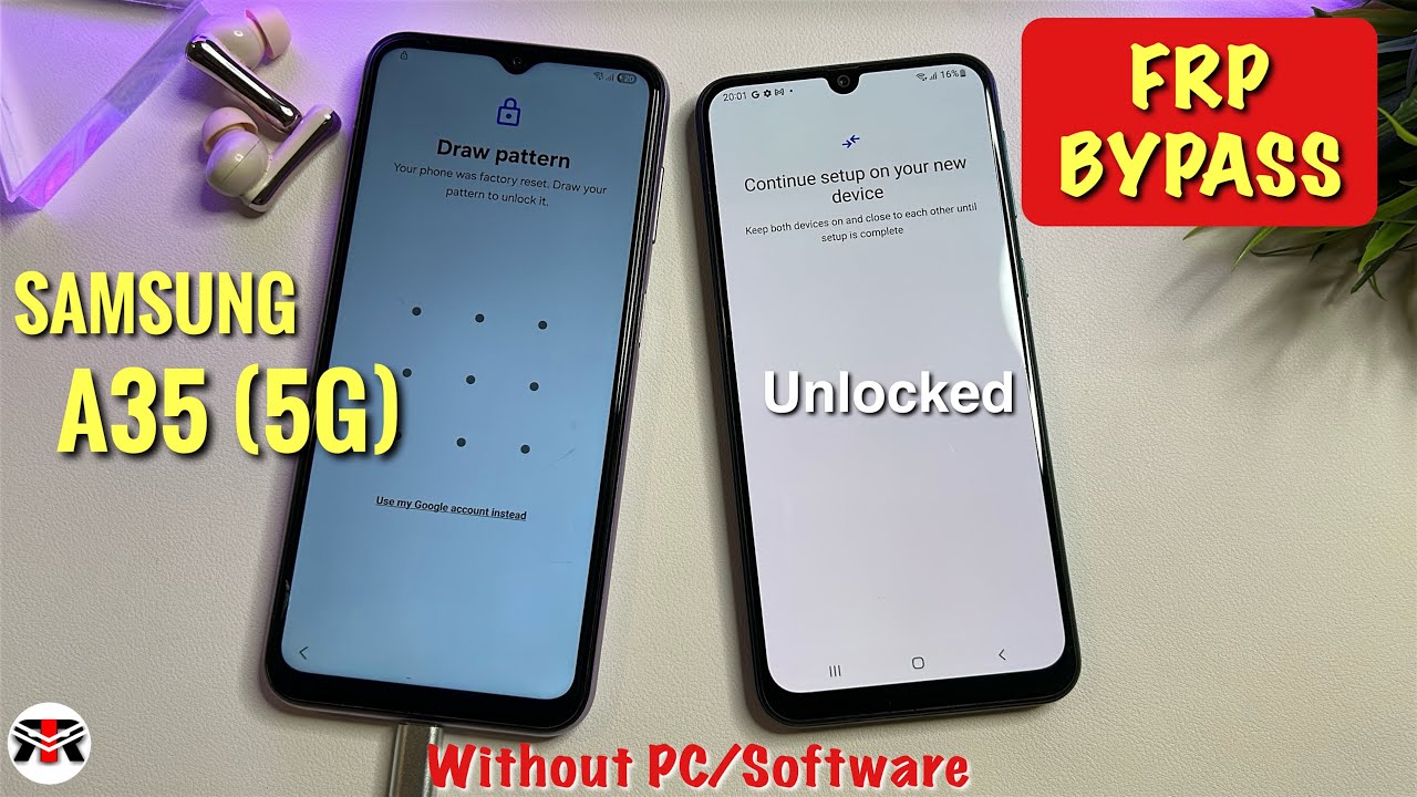 Обход FRP на Samsung A35 5G | Без ПК | Разблокировка блокировки аккаунта Google — Letest Security...