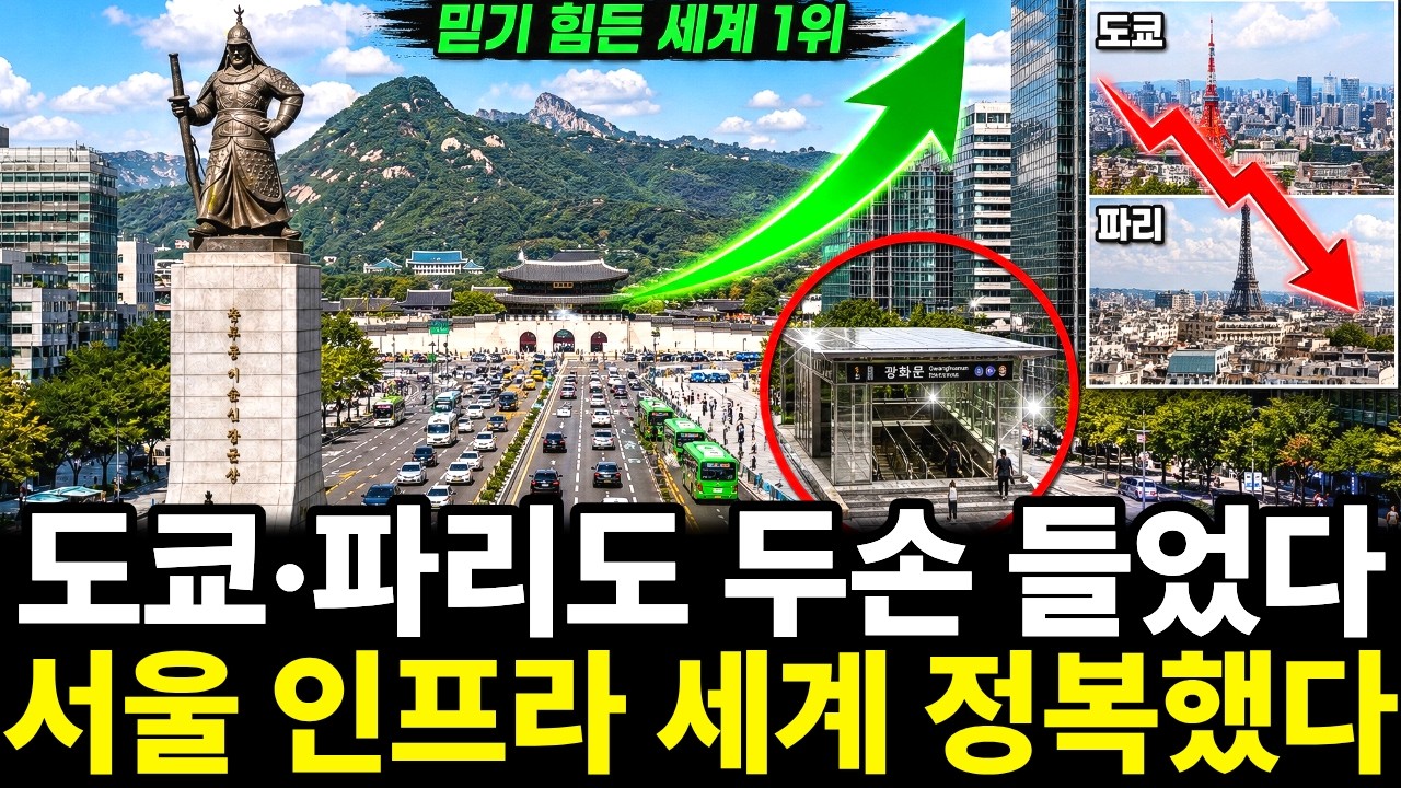 도쿄·파리 제친 서울, 세계가 부러워하는 한국 인프라 총정리