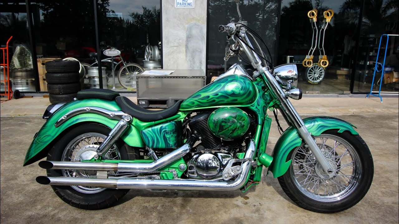 CTW Riders : Honda Shadow 400 Classic Airbrush Custom Paint ขายแล้วครับ - SOLD