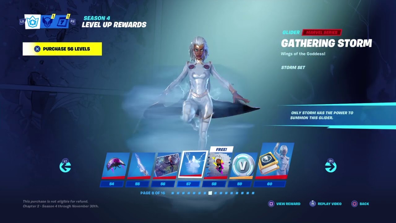 Fortnite: Chapter 2 Season 4 Marvel Legends Battle Pass skins - Thor, Storm,  Wolverine, Groot and more