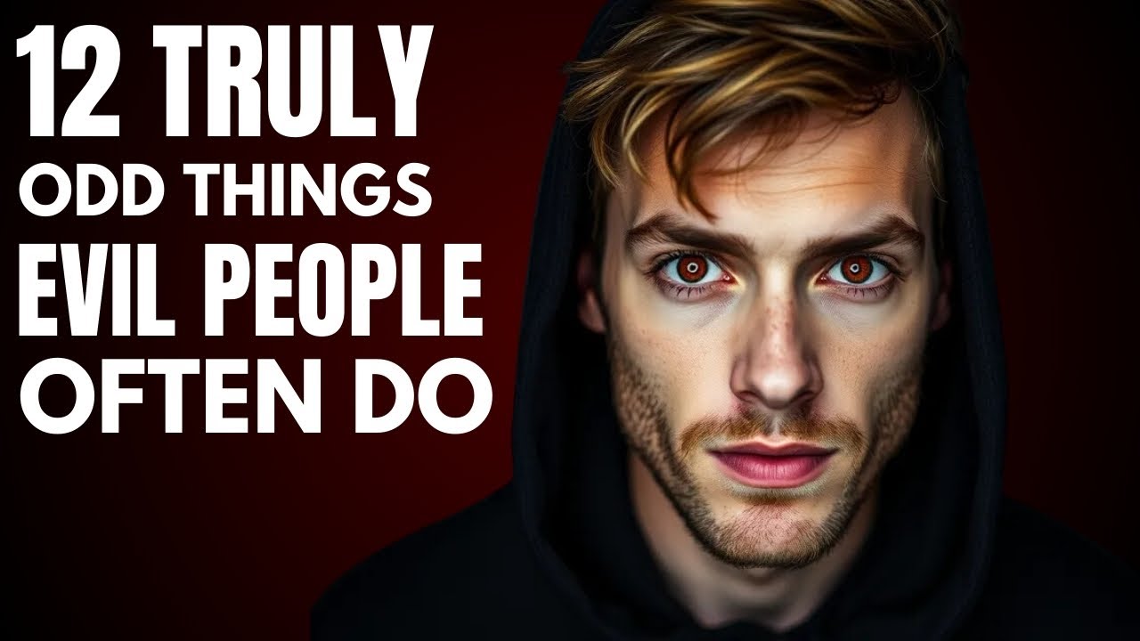 Evil Behavior 12 Odd Behaviors of EVIL People - YouTube