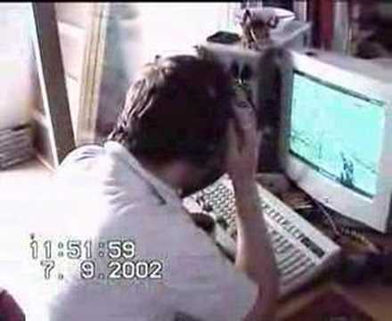 Swedish CS players gets angry