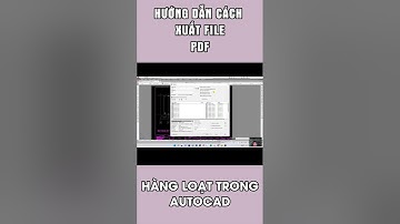 NVT | Hướng dẫn xuất file pdf hàng loạt trong autocad #shorts