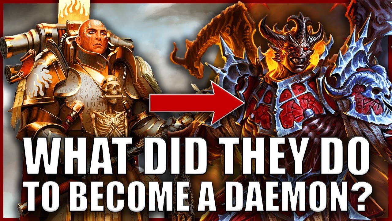 How Did Each Traitor Primarch "Ascend" to a Daemon Prince