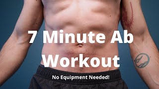 7 Minute Ab Workout - No Equipment Needed
