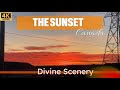 Canada's Calm Sunset - Relaxing Music and Tranquil Views || Kitchener - Ontario || 4K