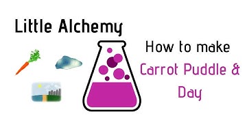 Little Alchemy-How To Make Carrot, Puddle & Day Cheats & Hints
