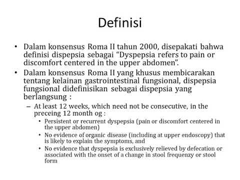 Dispepsia Fungsional - Gastroenterohepatologi