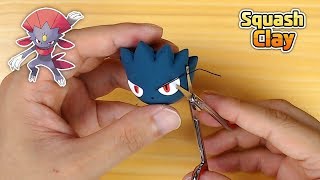 Pokémon Clay Art: Weavile Dark/Ice Pokémon!!