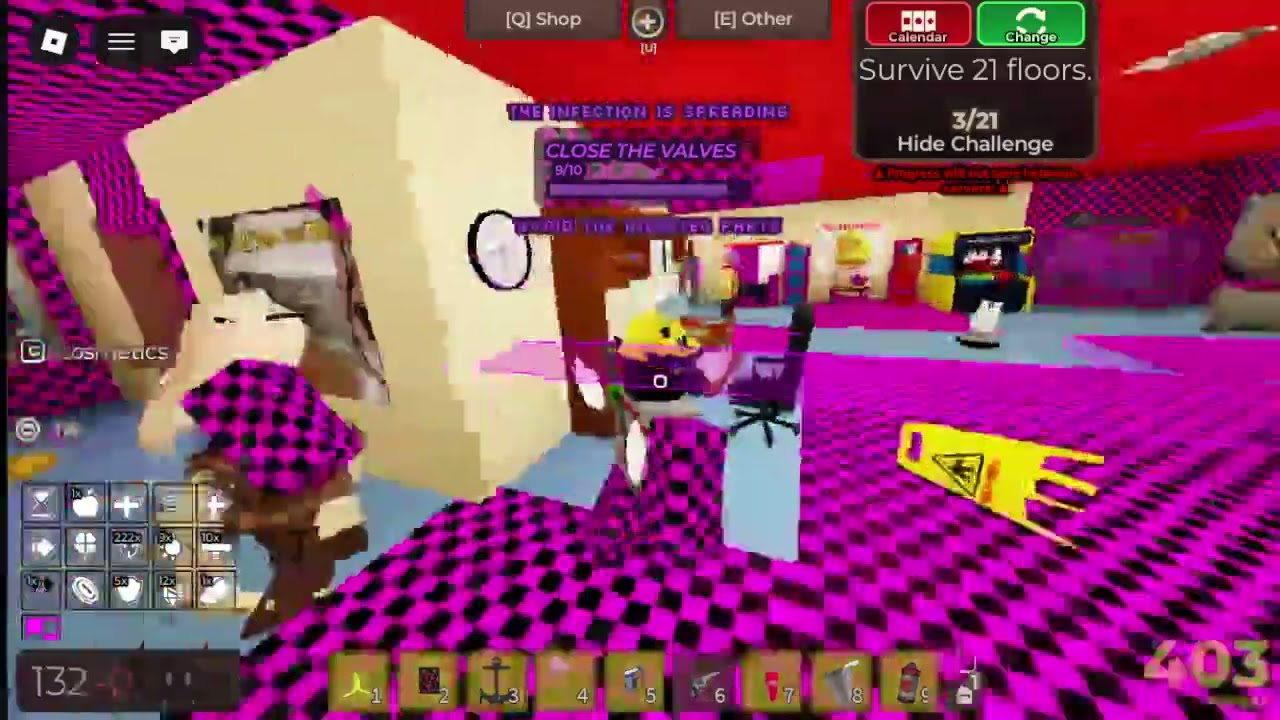 regretevator floor streak 400-432