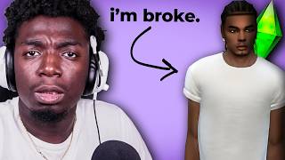 i tried to go from RAGS to RICHES in Sims 4... it went horribly 😭🥀
