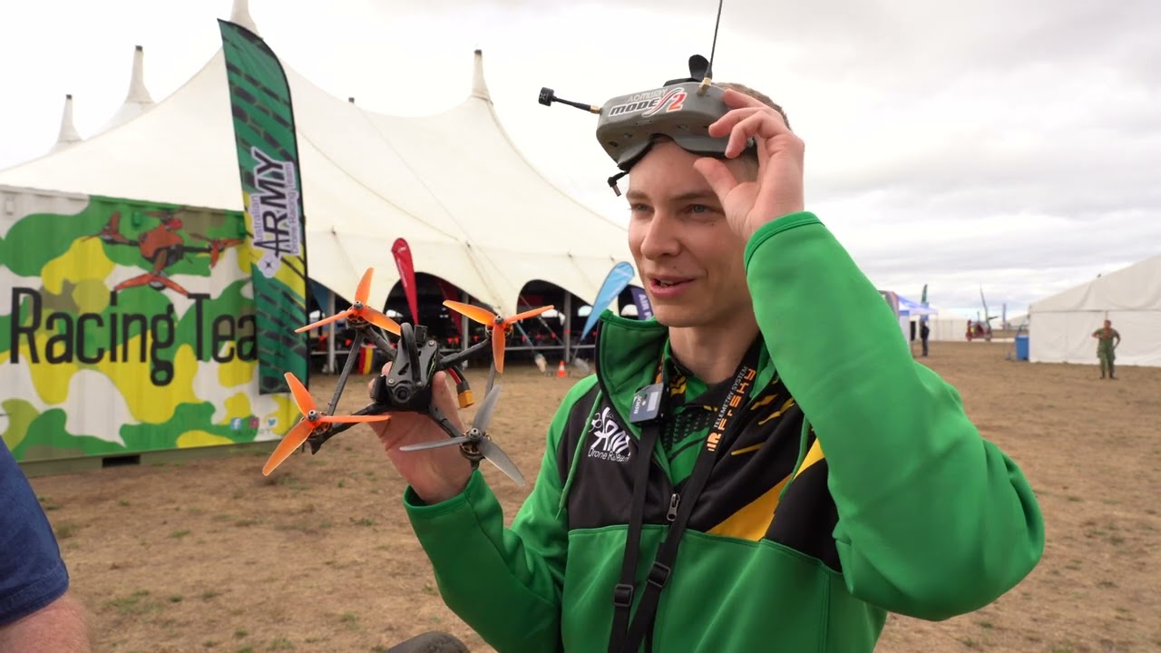 Drone racing at Avalon 2023