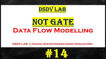 not gate verilog code | not gate | verilog code | verilog hdl | vlsi | xilinx | data flow modelling