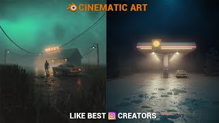 How to create cinematic art in Blender, stepbystep course