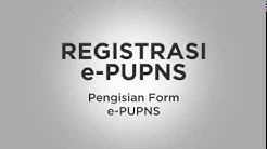 Tutorial Registrasi, Login Dan Pengisian E - PUPNS BKN Lengkap - Durasi: 7.46. 