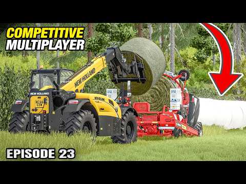 CUT TWICE, BALE ONCE = WOW!! - Glenleathann - Competitive FS25 | Episode 23